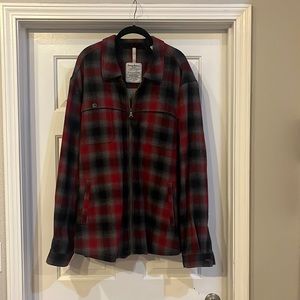 Tommy Bahama Flannel Men’s Zipper Shacket XXL